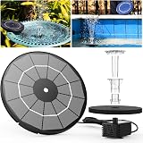 AISITIN Solar Fountain 3.5W With Panel Round Stand 12 Nozzles Pond Pump Kit view 2