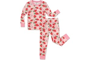 NewSeed So Soft Kids 2-Piece Viscose from Bamboo Outfit Set, Long Sleeve Top & Leggings, Cozy Base Layer for Boys & Girls