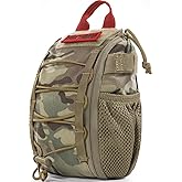 OneTigris IFAK Pouch - Large IFAK Molle Pouch Empty First Aid Bags Only Medical Trauma Kit Bag EMT Pouch MED Waist Bag for Outdoor