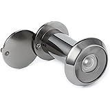 Defender Security U Door Viewer 0 Degree Satin Nickel Solid Brass Amazon Com