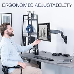 VIVO Single Monitor Counterbalance Wall Mount for