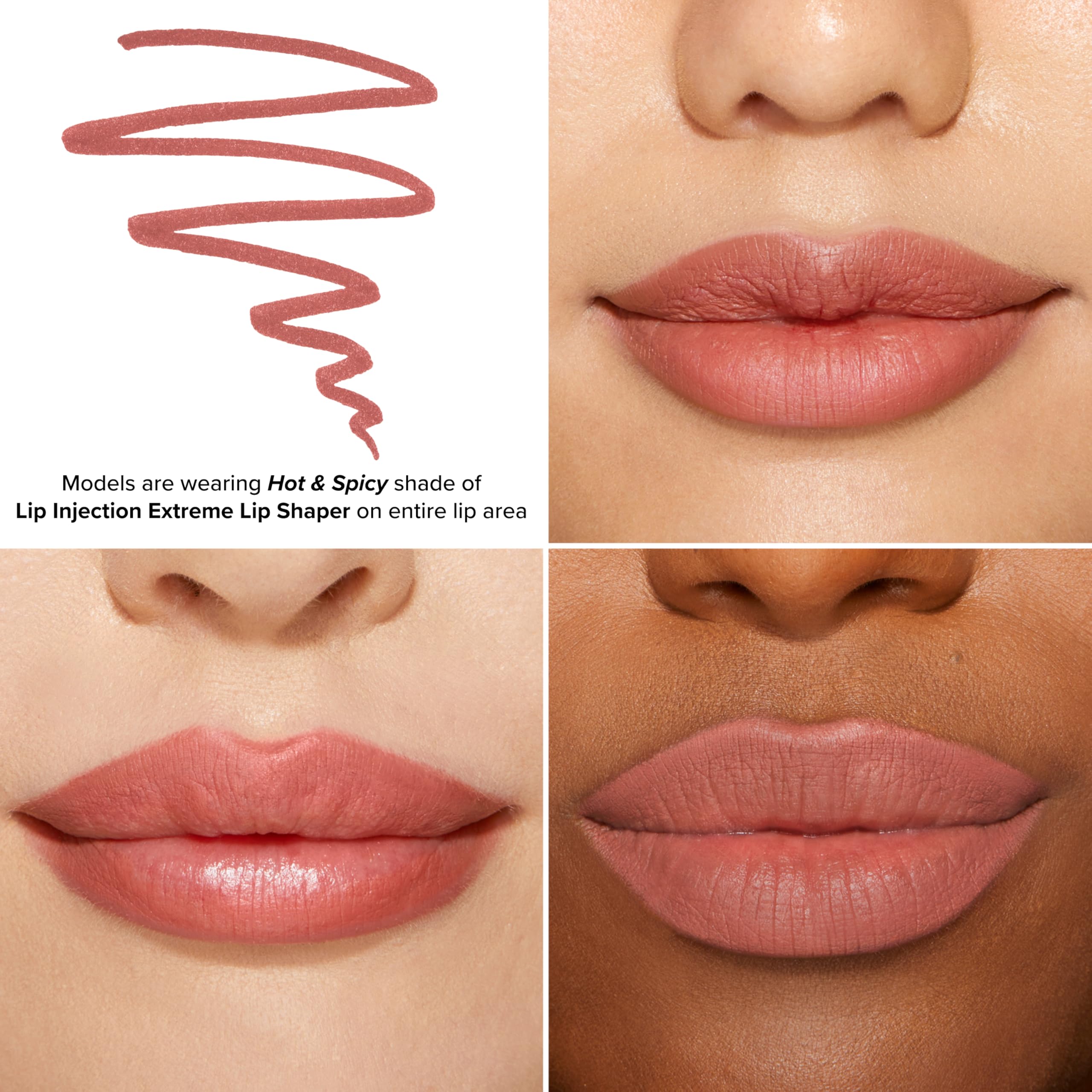 Too Faced Lip Injection Extreme Lip Shaper | Plumping, Waterproof, Liner Pencil, 0.01 Ounce