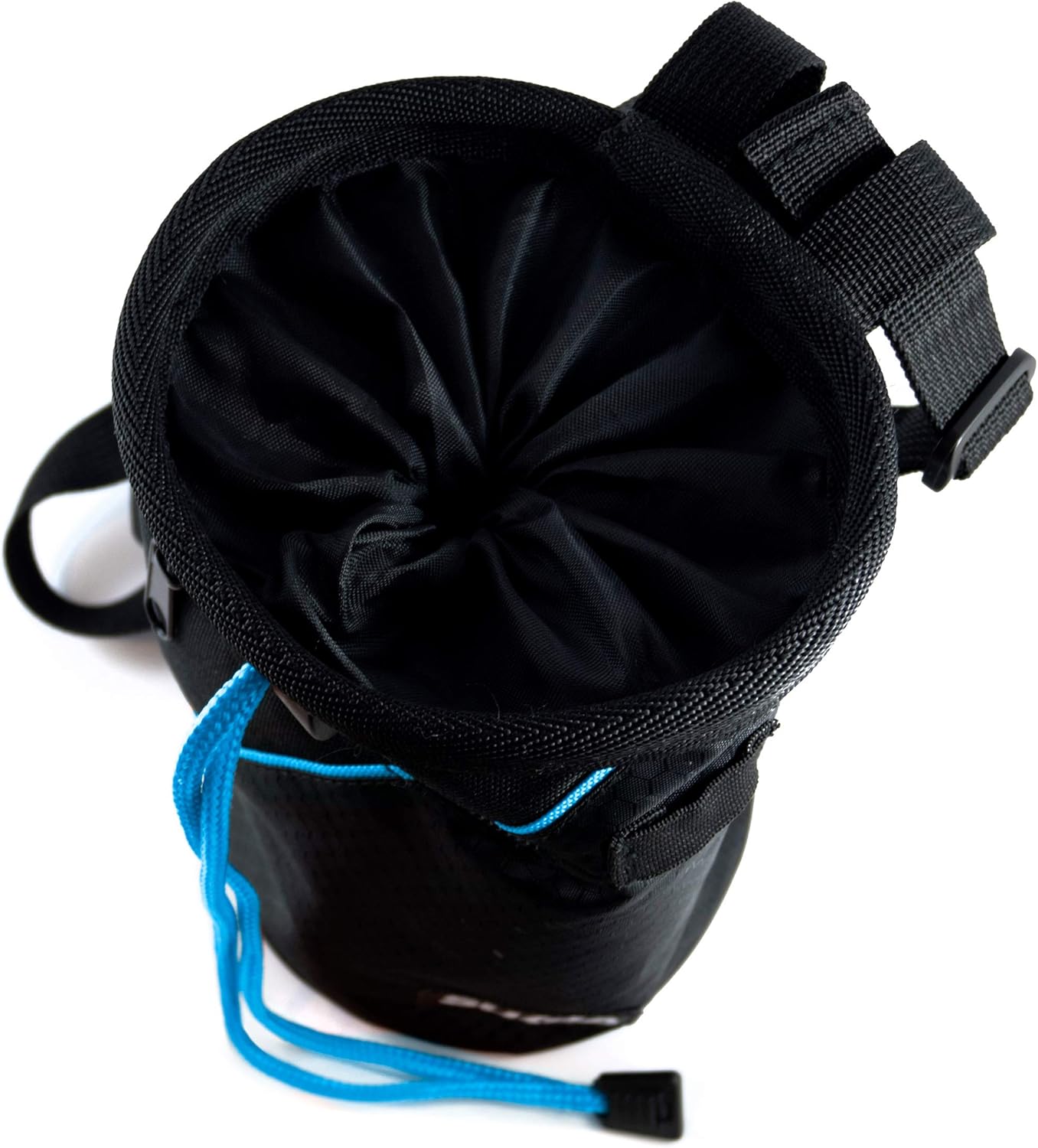 Sukoa Chalk Bag for Rock Climbing - Bouldering Chalk Bag Bucket with Quick-Clip Belt and 2 Large Zippered Pockets - Rock Climbing Gear Equipment (Blue) : Sports & Outdoors