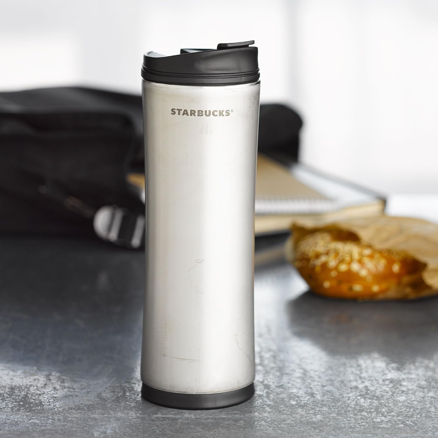 Starbucks Stainless Steel Travel Tumbler Thermos Mug 16 fl oz, Raw