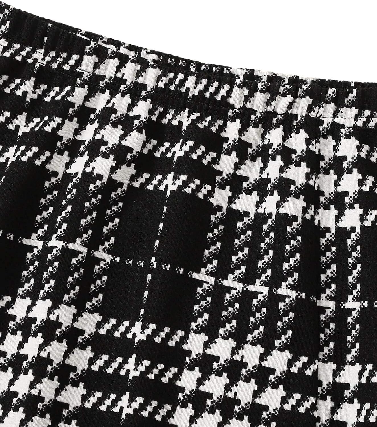 SheIn Women's Basic Stretch Plaid Mini Bodycon A-Line Pencil Skirt: Clothing