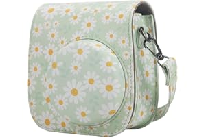 Frankmate Protective Case Compatible with Fujifilm Instax Mini 12 11 9 8 Instant Film Camera with Accessory Pocket and Adjust