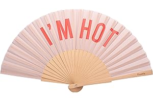 Fisura – Gradient and solid folding fans with messages. Wooden fans for women for weddings, parties and gifts. 16.7 x 9 inch