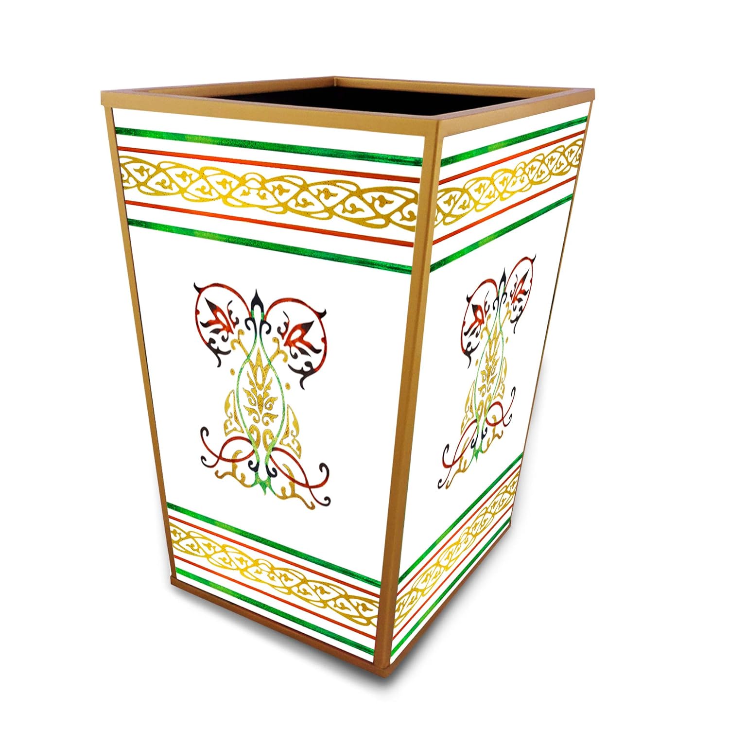 Waste basket Dubai Classic Arabesque Handmade