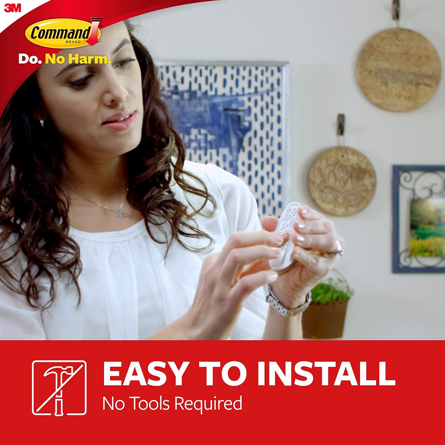Command Medium Utility Hooks Mega Pack, White, 20-Hooks, 24-Strips, Organize Damage-Free: Home Improvement