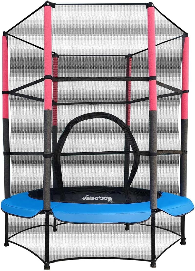 WestWood Galactica New Mini Trampoline 4.5ft with Safety Net Blue