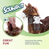 Deuba Spielwerk Rocking Horse Chair Musical Sensory Toys Toddler Balance view 4
