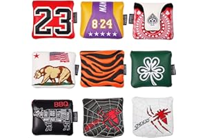 SHABIER Golf Large Mallet Headcover for Taylormade MySpider X Putter, MySpider Tour Putter