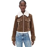 Avec Les Filles Women's Wide Sleeve Corduroy Bomber