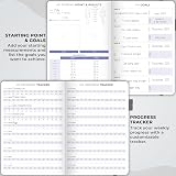 Clever Fox Fitness & Food Journal – Nutrition & Workout Planner – A5 Hardcover view 3