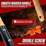 TDBS The Dustpan and Brush Store Coal Shovel 9 Inch Wooden Handle view 5