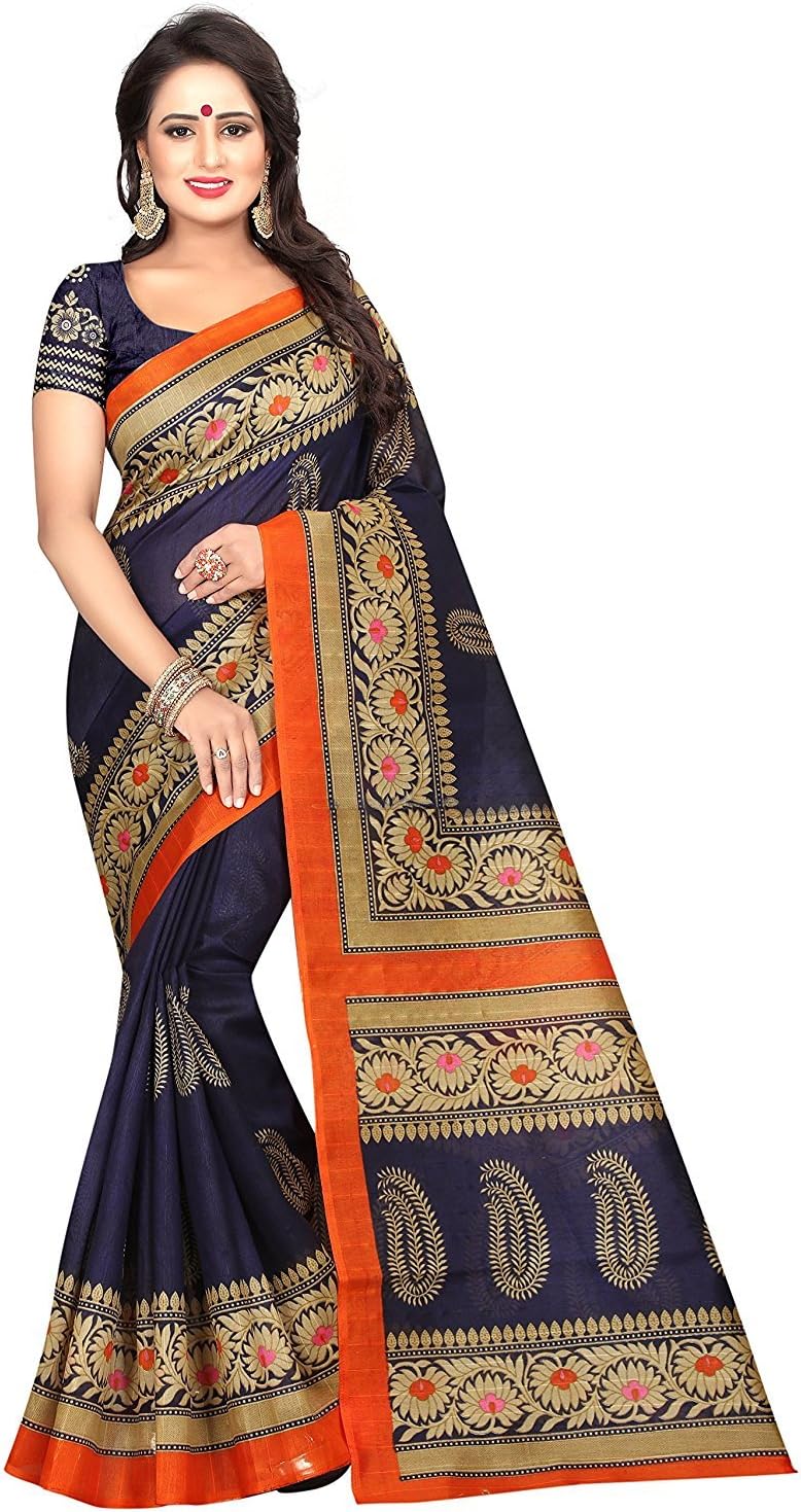 Nirmla Fashion Cotton with Blouse Piece Saree