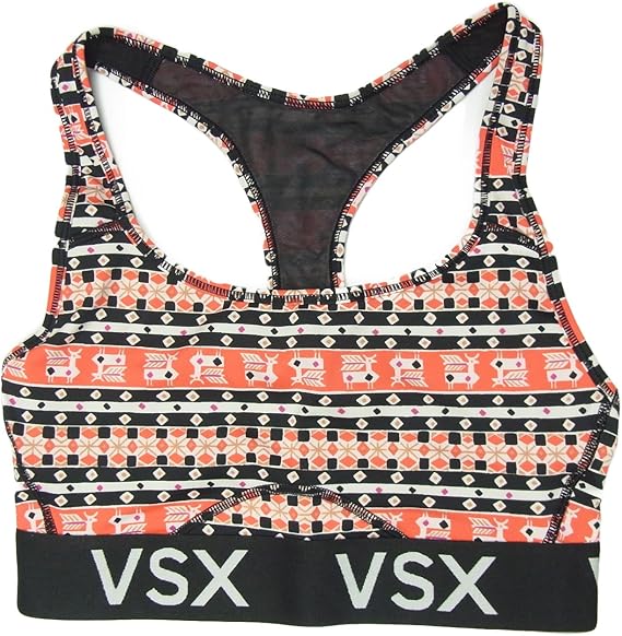 Amazon ヴィクトリアシークレット Victoria S Secret Vsx Sport Xs トナカイ柄 トレーニング ヨガ スポーツブラ スポブラ ブラトップ Gq1 マルチカラー 366nam 並行輸入品 フィットネス トレーニング スポーツブラ 通販