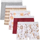 Burt's Bees Baby Boys' Organic Cotton Brief Underwear, 5-Pack | Easy, breathable toddler undies provide maximum coverage for kids on the move