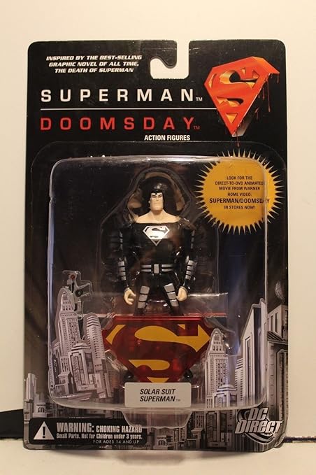 superman black suit action figure