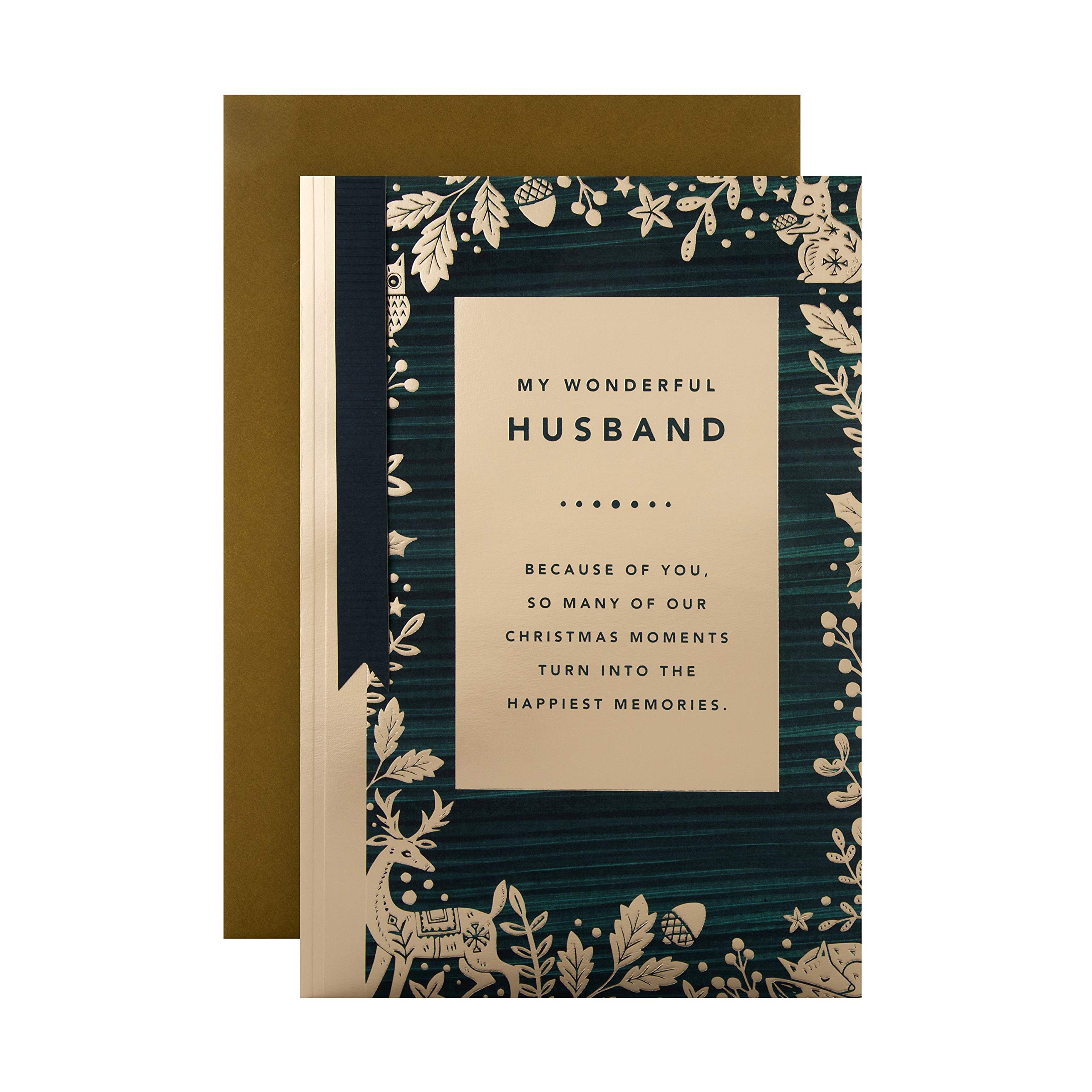 Hallmark Christmas Card for Husband - Traditional Heartfelt Verse