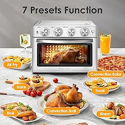 Geek Chef Air Fryer Toaster Oven, 7-In-1 Toaster