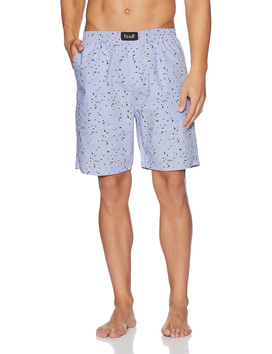 fcuk men's cotton lounge shorts