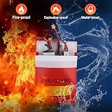 Huiguli Lipo Battery Safe Bag Fireproof Waterproof 3 Colors 22.5x18.5cm view 3