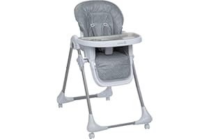 Safety 1st High Chairs for Babies and Toddlers, 3-In-1 Grow and Go with Tray and Adjustable Seat, Birchbark