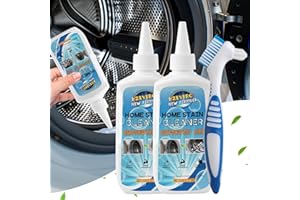 HZEVERO Mold Stain Remover Gel, Washing Machine Cleaner for Front Loader Washer Gasket Rubber Seal Home Stain Removal Gel for Grout, Caulk, Refrigerator, Shower, Bathtub, Bathroom Cleaning Solution (10 Fl Oz)