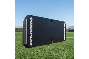 QUICKPLAY Replay Boombox Soccer Rebound Board - Portable Dual Surface Rebounder with Adjustable Angle - Soccer Training Equipment for Control, Passing Practice