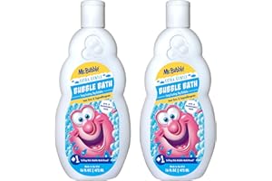 Mr. Bubble Extra Gentle Bubble Bath – Hypoallergenic, Tear Free Bubble Bath Solution Perfect for Sensitive Skin (Pack of 2 Bottles, 16 fl oz Each)