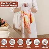 Maison d' Hermine Kitchen Towels Set of 3 100% Cotton 50x70 cm Pivoine view 4