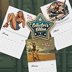 PinUp Calendar 2026, XL Premium Retro Pin-Up
