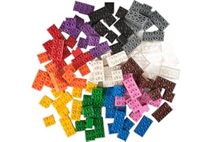 Strictly Briks Toy Large Building Blocks for Kids and Toddlers, Big Bricks Set for Ages 3 and Up, 100% Compatible with All Major Brands, 12 Rainbow Colors, 108 Pieces