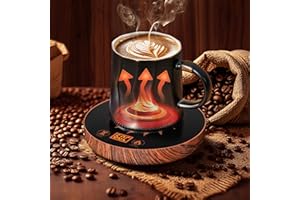 Coffee Warmer for Desk with Auto Shut Off, Mug Warmer for Desk with 2 Adjustable Temp. and 12 Hours Timer
