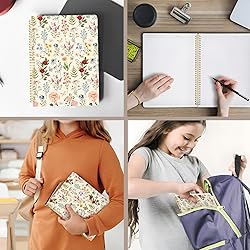 Stanoha Cute Spiral Notebook journal A4 Aesthetic