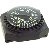 Sun Company Slip-On Wrist Compass - Easy-to-Read Compass for Watch Band or Paracord Survival Bracelet