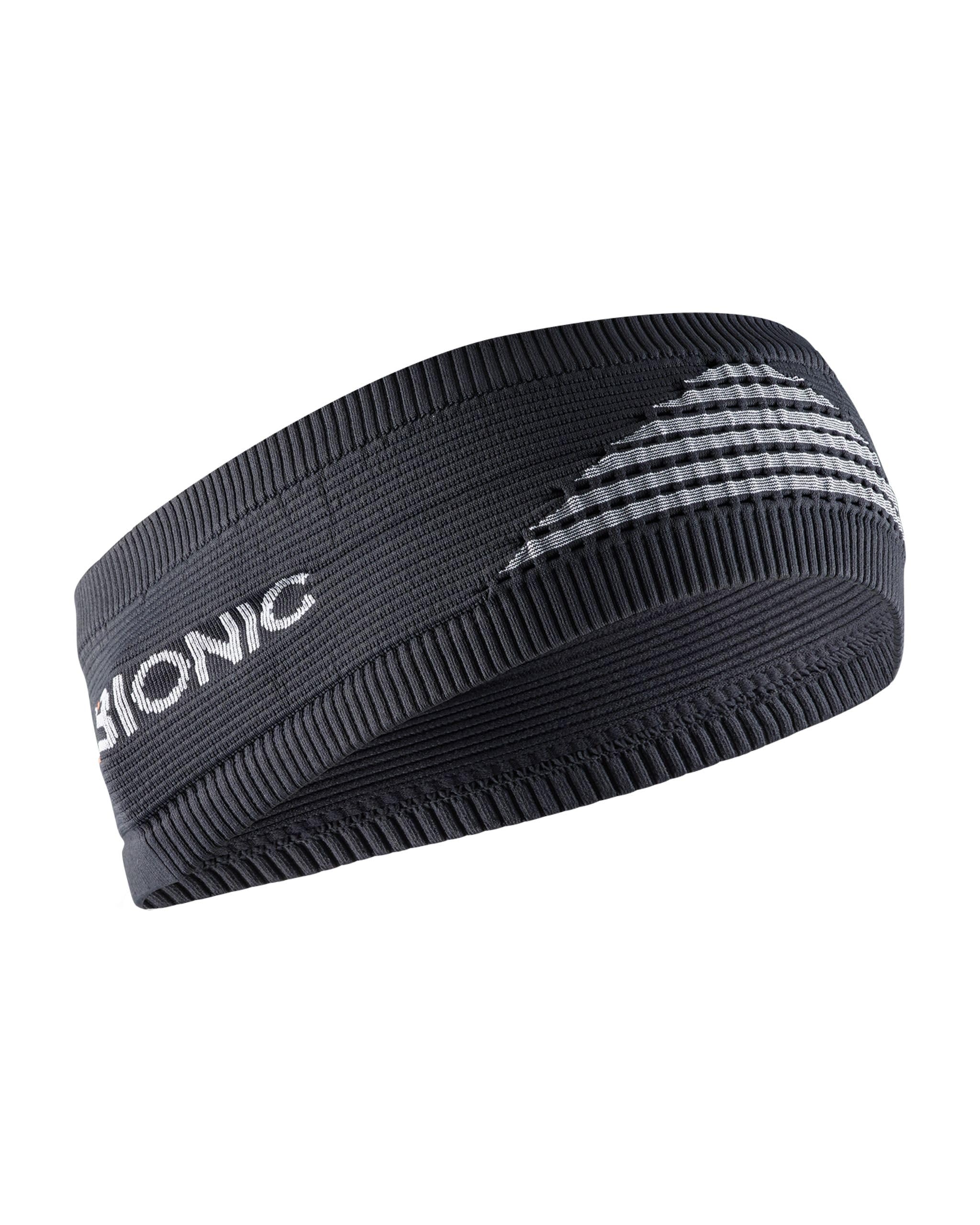 X-BIONIC Headband 4.0 Sports Sweatband - Charcoal/Pearl Grey, 2