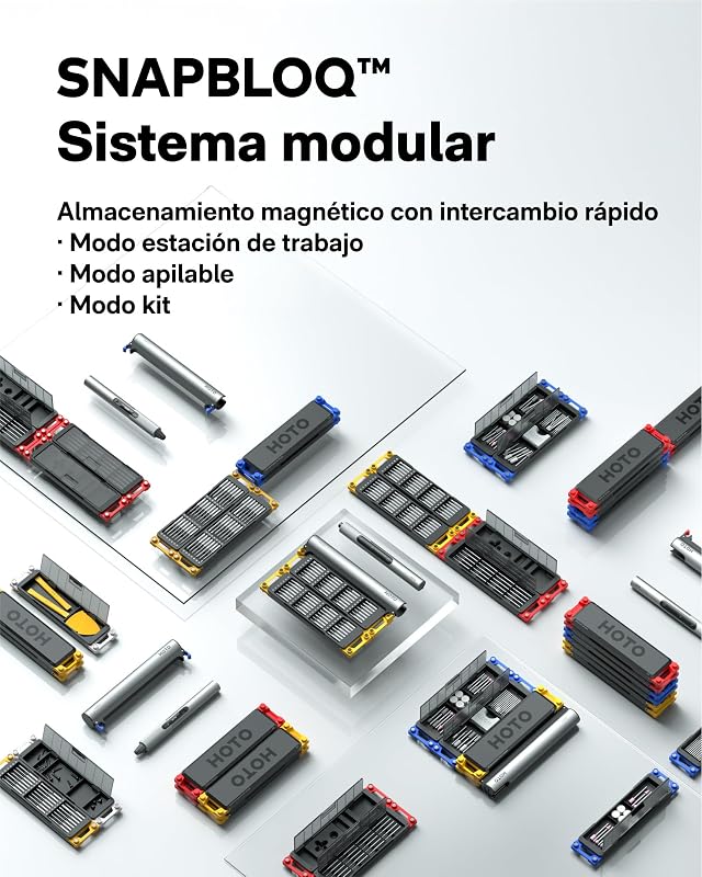 SNAPBLOQ D-A03 Mini Furadeira Elétrica Sem Fios, 3 Velocidades