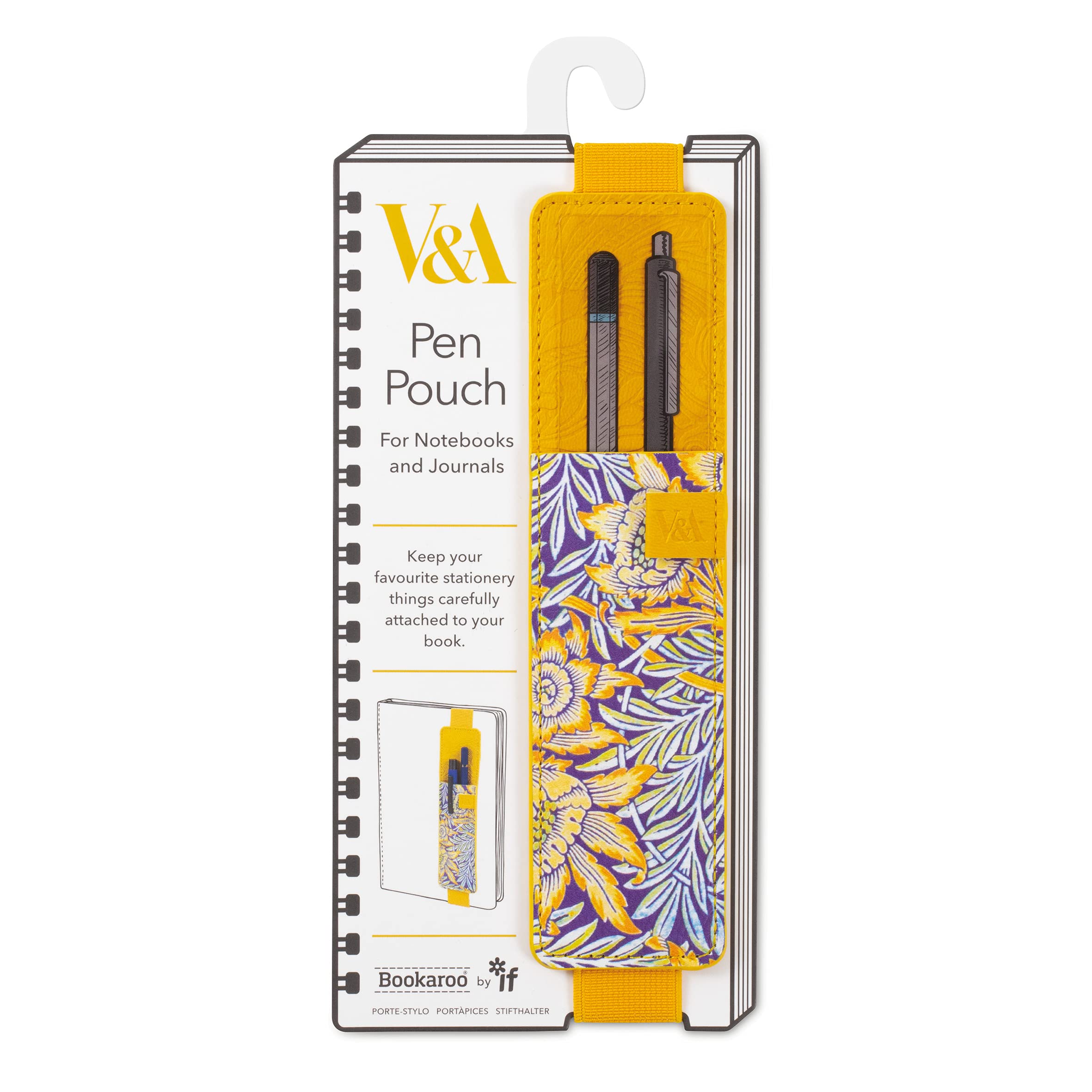 IF V & A Bookaroo Pen Pouch Morris Tulip & Willow