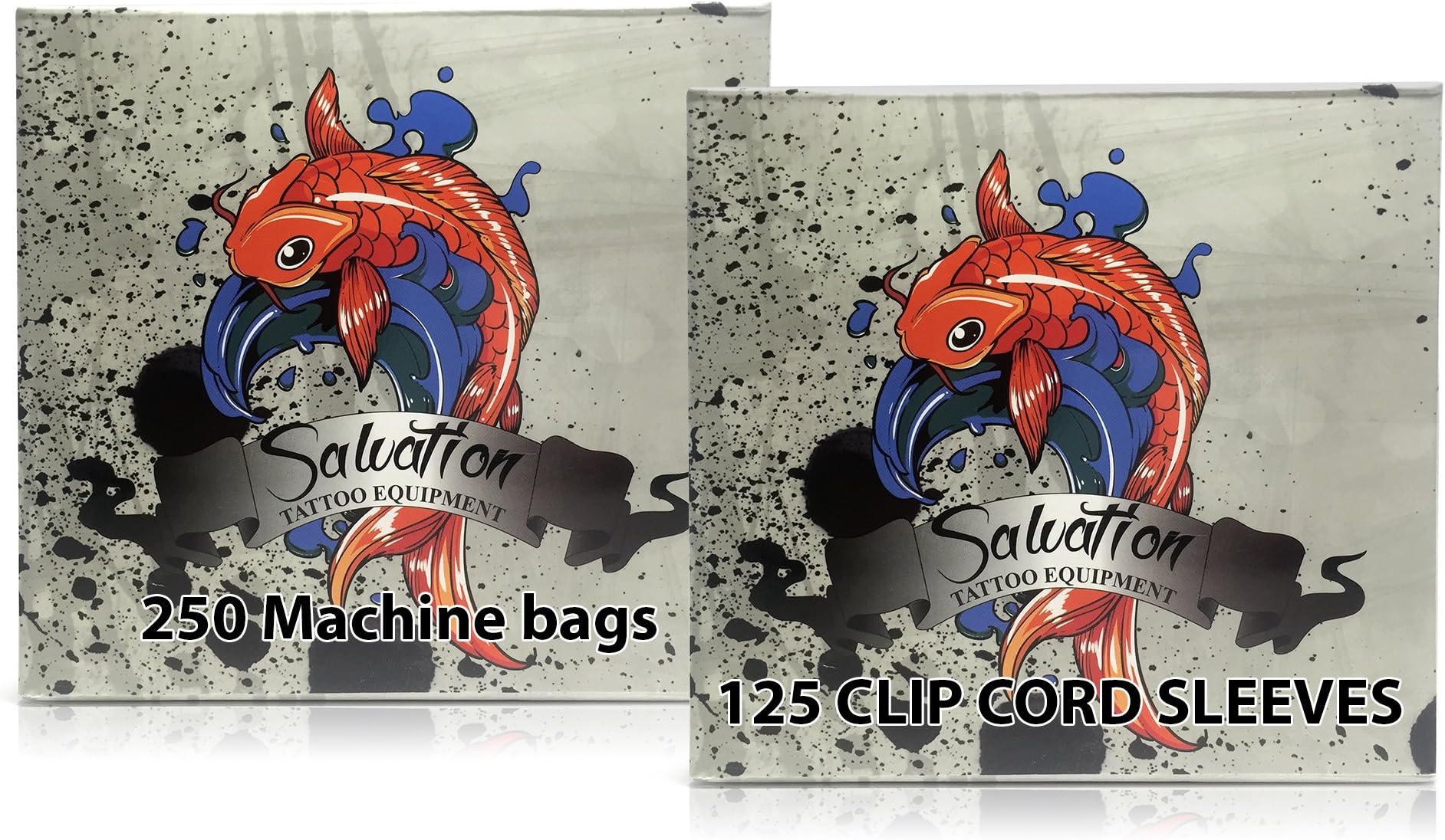 Salvation - Tattoo Machine Covers & Clip Cord Sleeves Kit - Bundle of Disposable Tattooing Equipment Barrier Bags