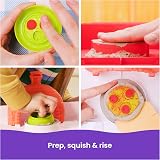Kinetic Sand SquishPizza Rising Pizza Playset 452g 5 Tools 4 Colours view 4