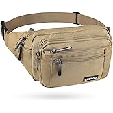CXWMZY Fanny Packs For Women & Men Waist Pack Hip Bum Bag with Multi-Pockets Large Capacity Waterproof Casual Bum Bag for Disney Traveling Casual Cycling Running Hiking