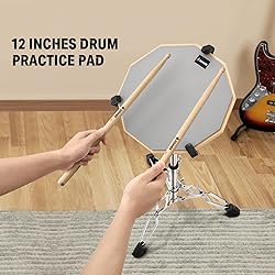 Donner Snare Drum Stand Set with Drum Practice