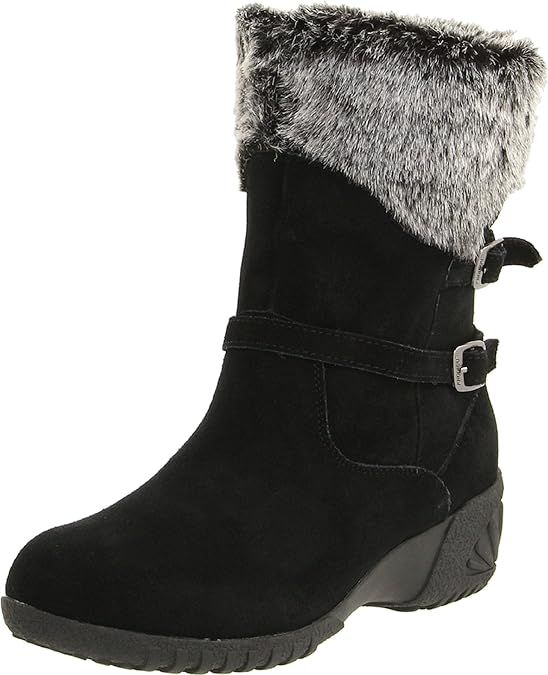Khombu Women's Saturn Low Boot, Black, 10 B (M) US Ankle