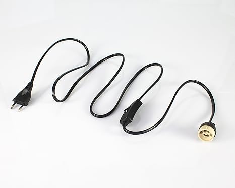 cable para lamparas zocalo gu10 cable enchufe interruptor cableado de lampara showking