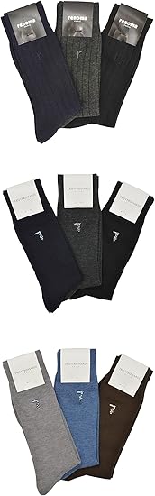 Amazon Co Jp メンズ ブランドビジネスソックス ブランドビジネスソックス 父の日 ギフト プレゼント 9足セット 25 27cm 紳士 靴下 9足 Trd6 Rnm3 服 ファッション小物