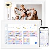 10.1 Inch Smart Digital Calendar - HD Touch Screen Family Display | Wall-mountable family organizer with chore chart, to-do lists &amp; app sync for home/office. Thoughtful Mother's gift for her.