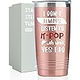 Onebttl Kpop K-Pop Gifts for Teen Girl, Women, Stainless Steel Tumbler with Lid and Straw 20oz/590ml for Korean Pop Lovers, Friends for Christmas, Birthday - Don't Always Listen