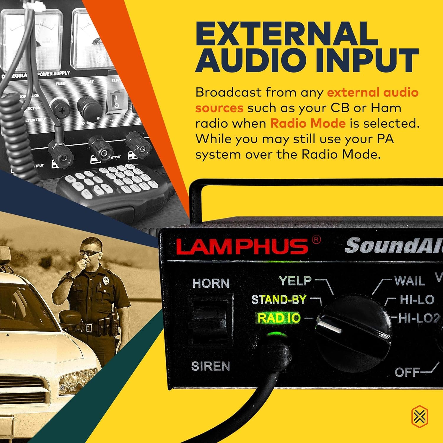 car pa system with aux input